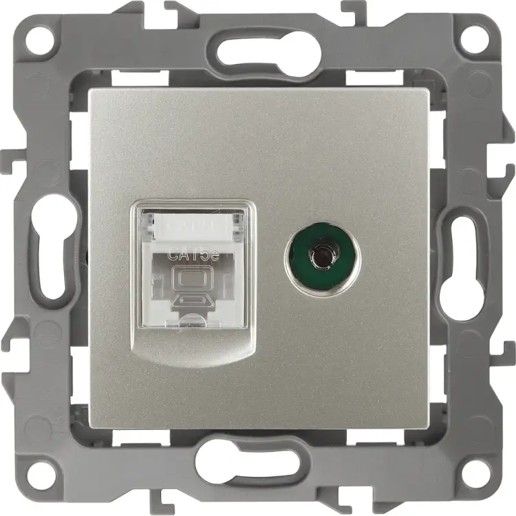 Комбинированная розетка ЭРА 12-3110-15 Б0027450