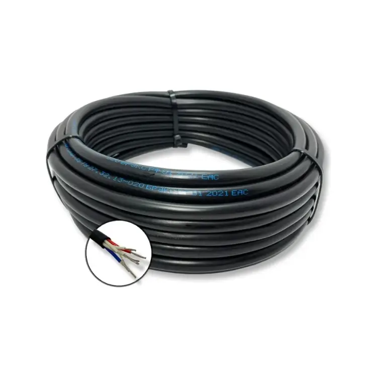 Монтажный кабель ПРОВОДНИК мкш 3x0.5 мм2, 2м OZ219153L2