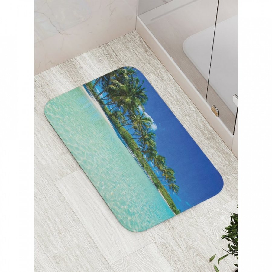 Противоскользящий коврик для ванной, сауны, бассейна JOYARTY Возможность прохладиться