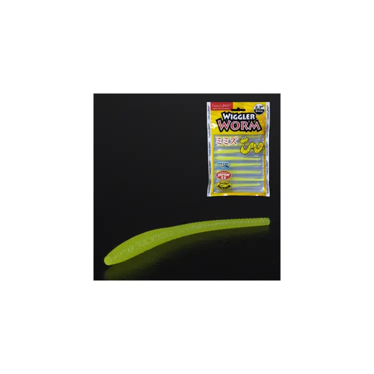 Съедобные искусственные слаги Lucky John LJ Pro Series WIGGLER WORM 140153-101
