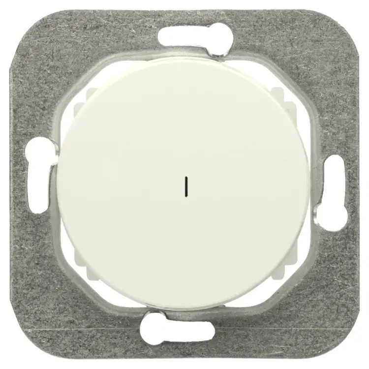 Одноклавишный механизм выключателя BYLECTRICA серия ПРОВАНС С110-3307 бежевый