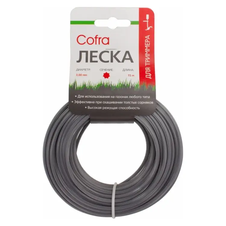 Леска для триммера COFRA LTC-3.0HP-15