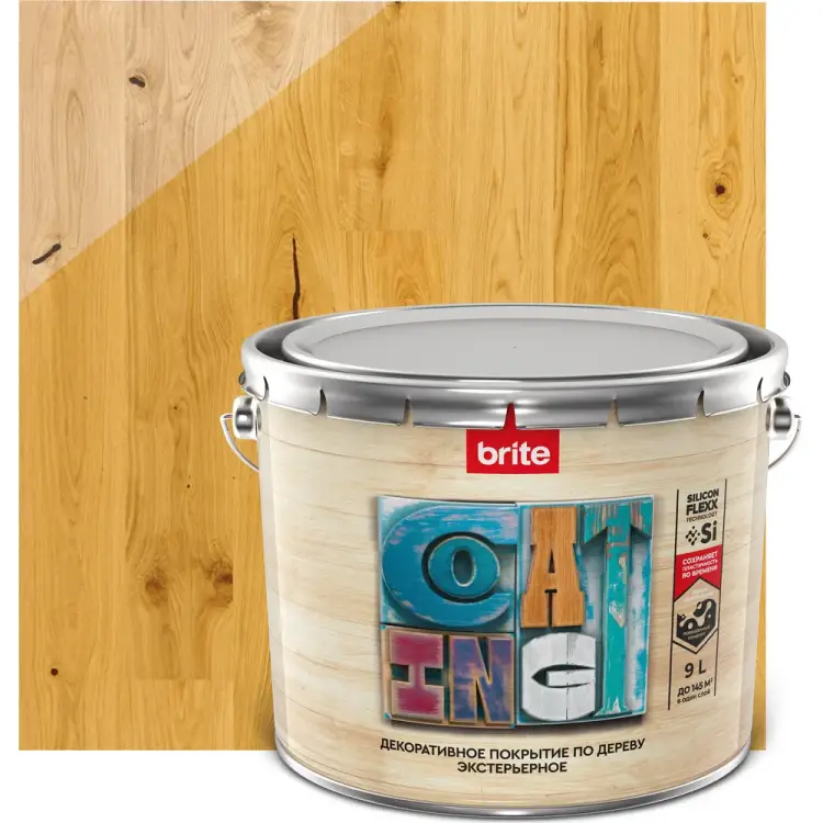 Экстерьерное декоративное покрытие по дереву BRITE FLEXX 212458
