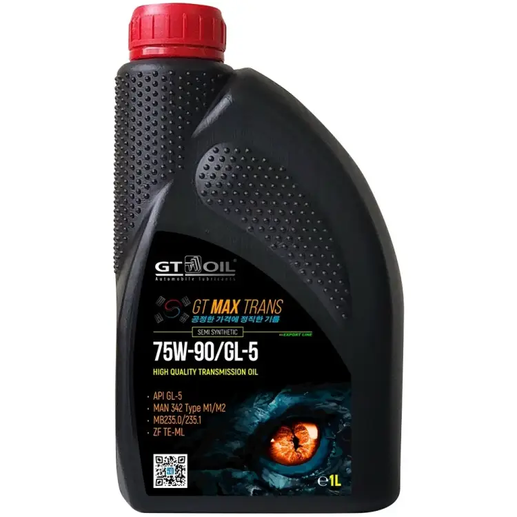 Трансмиссионное масло GT OIL Max Trans SAE 75W-90 API GL5 8809059409084