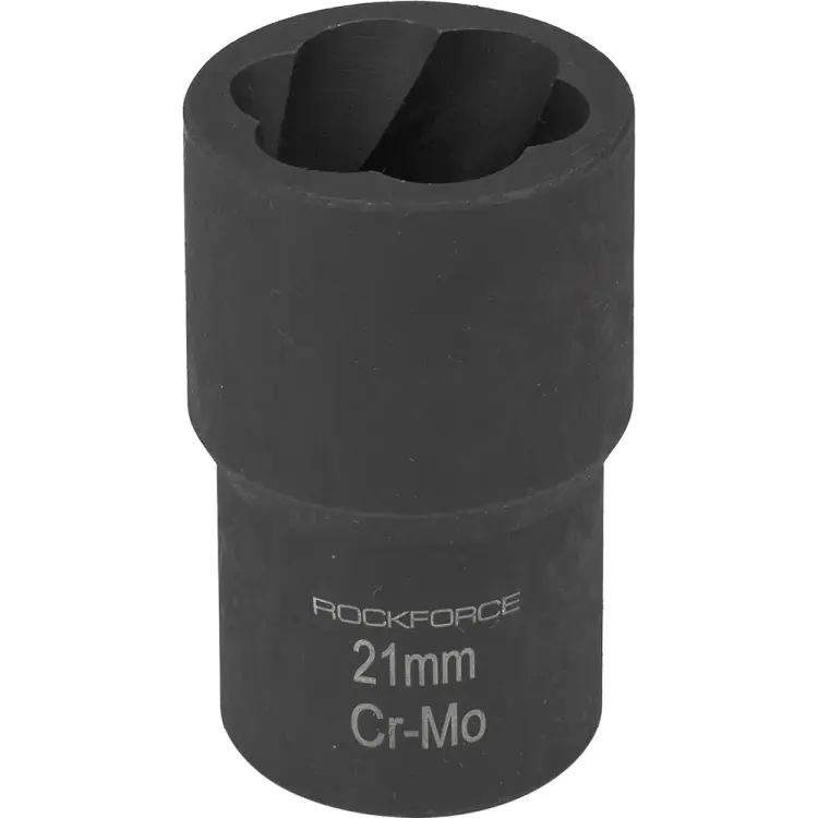 Головка-экстрактор для поврежденных болтов/гаек Rockforce RF-90621(3037) Головка-экстрактор для поврежденных болтов/гаек Rockforce RF-90621(3037)