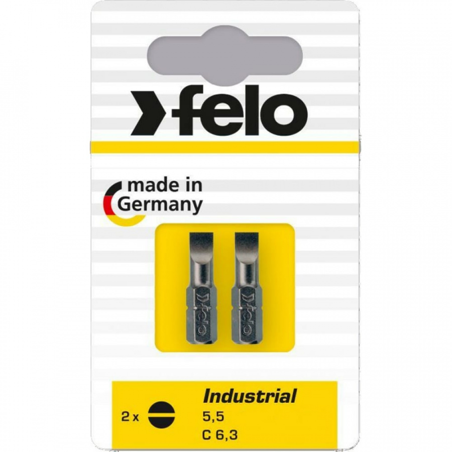Ударная шлицевая плоская бита Felo 02052036