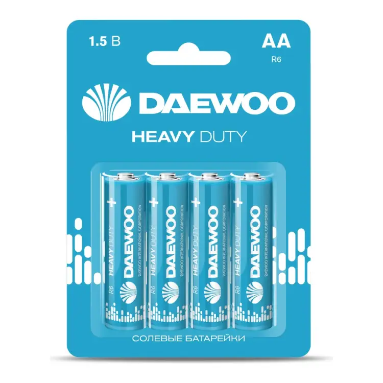 Солевая батарейка DAEWOO Heavy Duty 2021 5029309