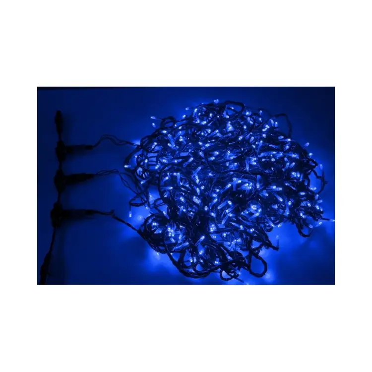 Гирлянда Neon-Night Клип лайт 24В, 3 нити по 20 м, свечение с динамикой, 399LED синие 323-303