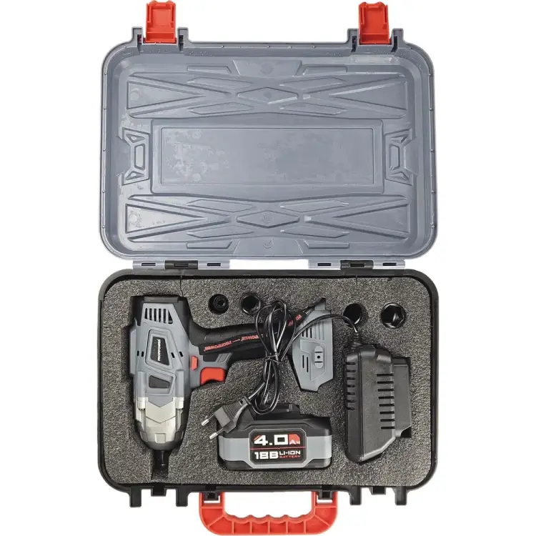 Аккумуляторный бесщеточный ударный гайковерт Profipower DWDTW-18V E0105