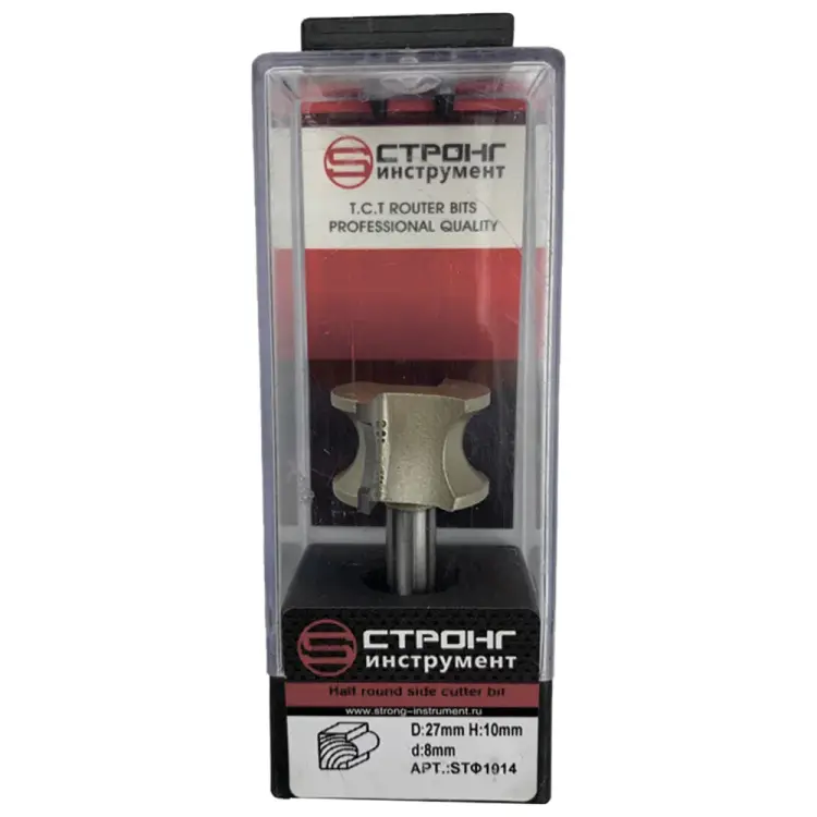 Кромочная полустержневая фреза по дереву Strong СТФ-10140027