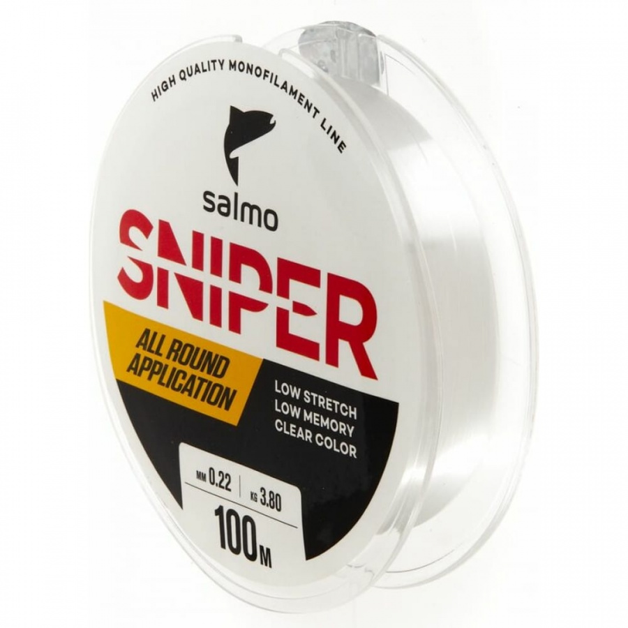 Монофильная леска Salmo Sniper Clear 100/022