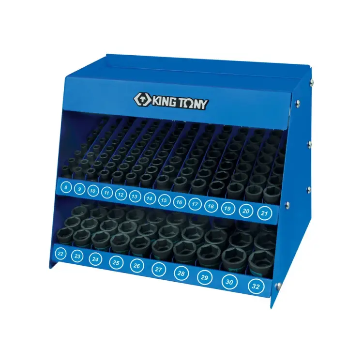 Стенд с ударными торцевыми головками KING TONY 4472MP