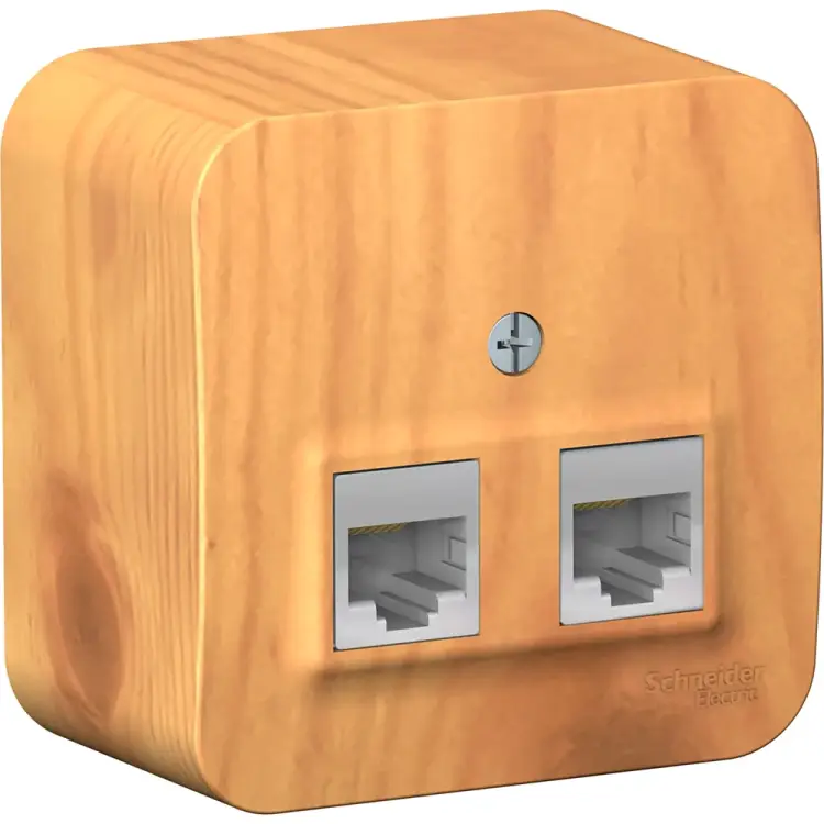 Двойная розетка Systeme Electric BLANCA BLNIA045115