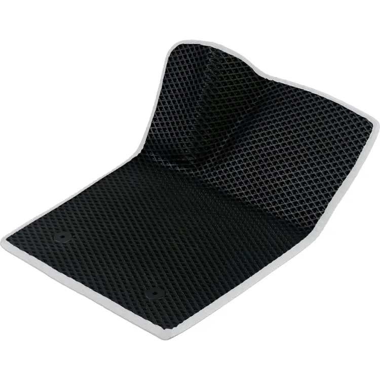 Водительский коврик для Volkswagen Golf VI 2008 - 2013 (Фольксваген Гольф 6) Vicecar 1DL46006-белый