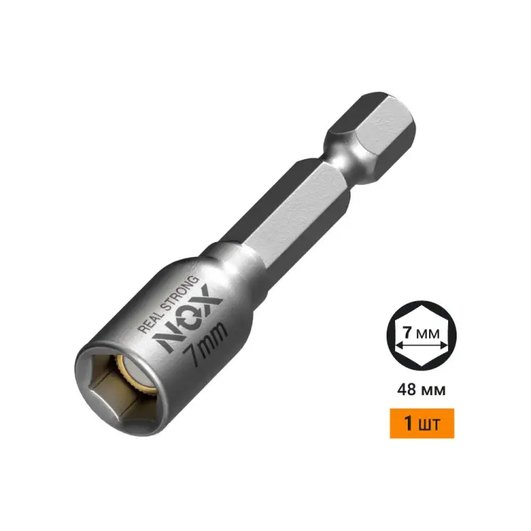 Ключ-насадка магнитная NOX NUT SETTER 557001 Ключ-насадка магнитная NOX NUT SETTER 557001