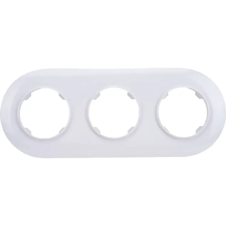 Трехместная рамка BYLECTRICA ПРОВАНС белый ЮЛИГ.735212.501