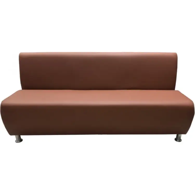 Трехместная секция дивана Мягкий Офис паприка КЛ701ПП