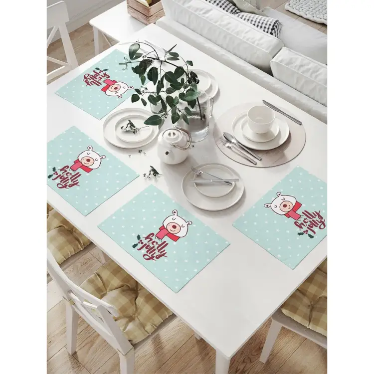 Комплект тканевых салфеток для сервировки стола JOYARTY np_185492