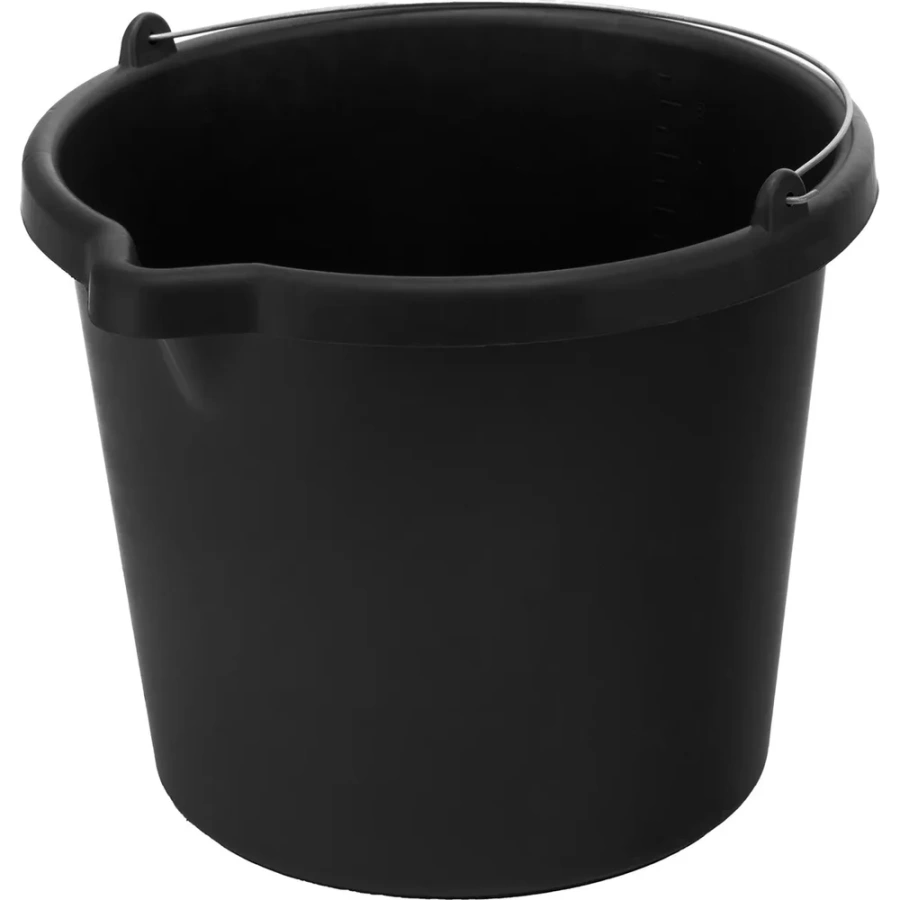 Высокопрочное строительное пластмассовое ведро СИБРТЕХ 81480 Высокопрочное строительное пластмассовое ведро СИБРТЕХ 81480