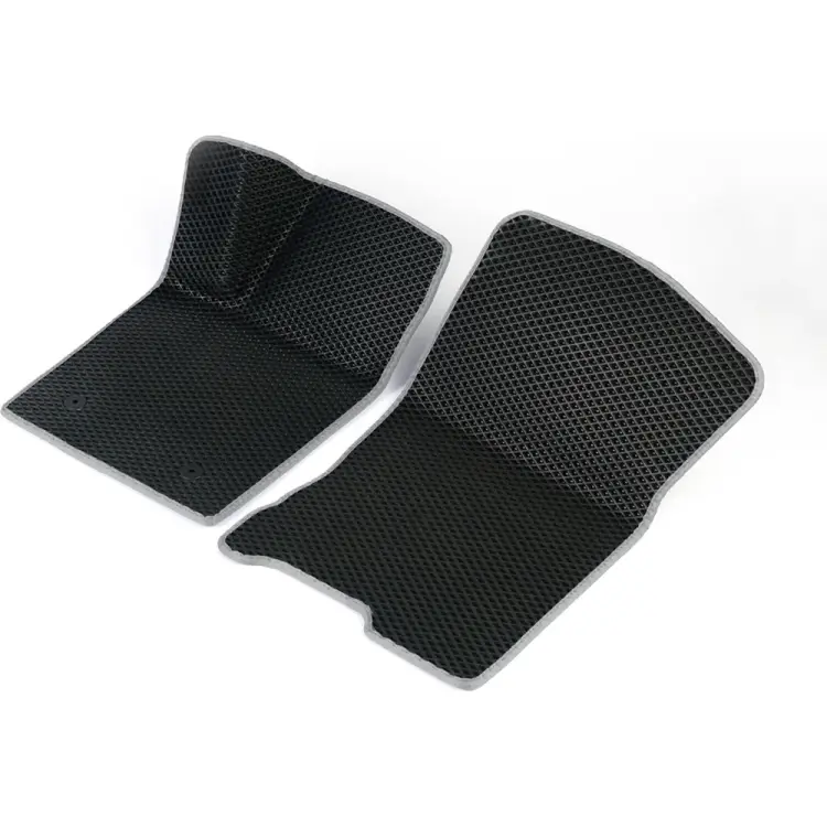 Передние коврики для Skoda Karoq 2017 - 2024 (Шкода Карок) Vicecar 2DL41017-светлосерый