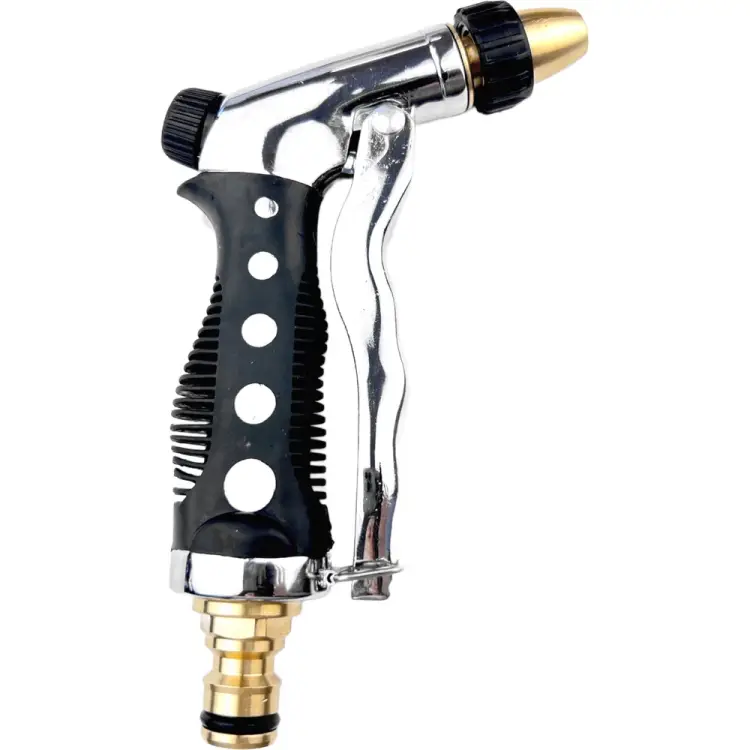 Металлический хромированный пистолет для полива Профитт 9270889