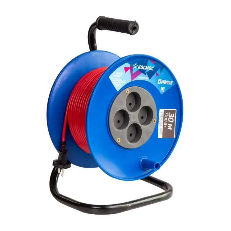 Удлинитель КОСМОС YKKsm30m-4g(6A)