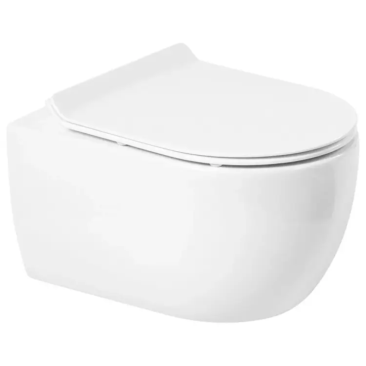 Подвесной безободковый унитаз Art&Max BOLOGNA AM211CHR/AM211SC