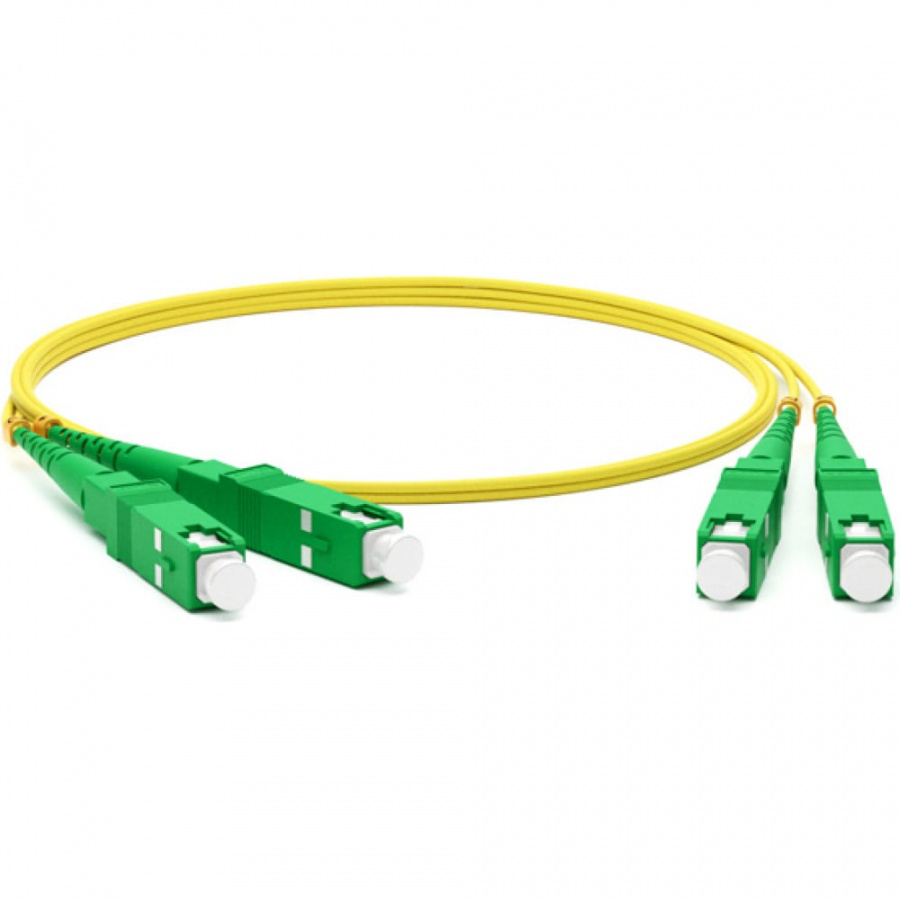 Волоконно-оптический шнур Hyperline FC-D2-9-SC/AR-SC/AR-H-2M-LSZH-YL