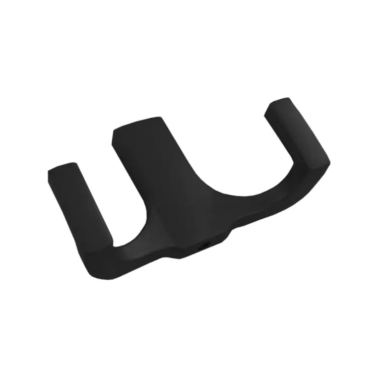 Крючок мебельный Trodos ZY-146B 2-рожковый, сплав ЦАМ, черный 302177