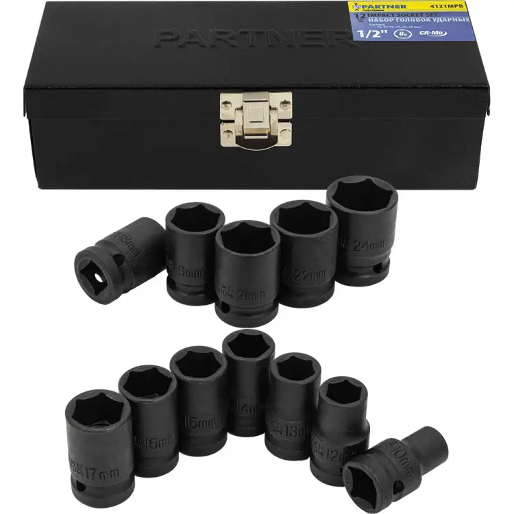 Набор головок ударных Partner PA-4121MPB(15211)