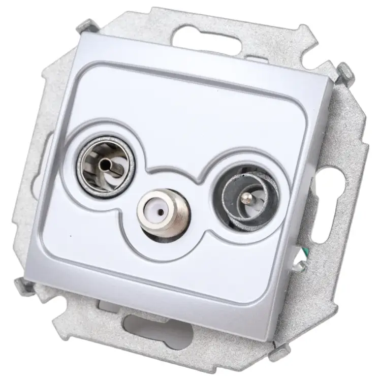 Одиночная розетка R-TV-SAT Simon 1591466-033