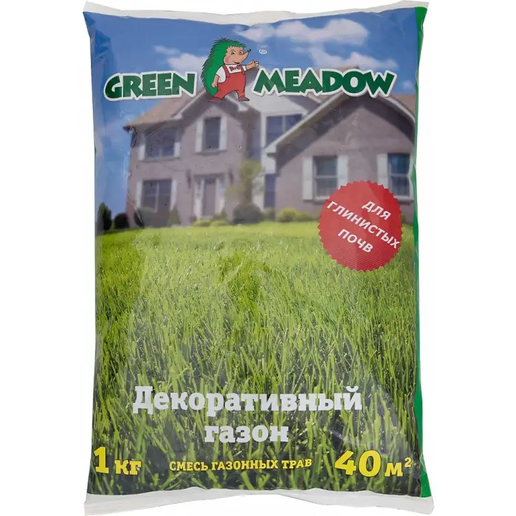 Семена газона для глинистых почв GREEN MEADOW Декоративный газон 4607160330631