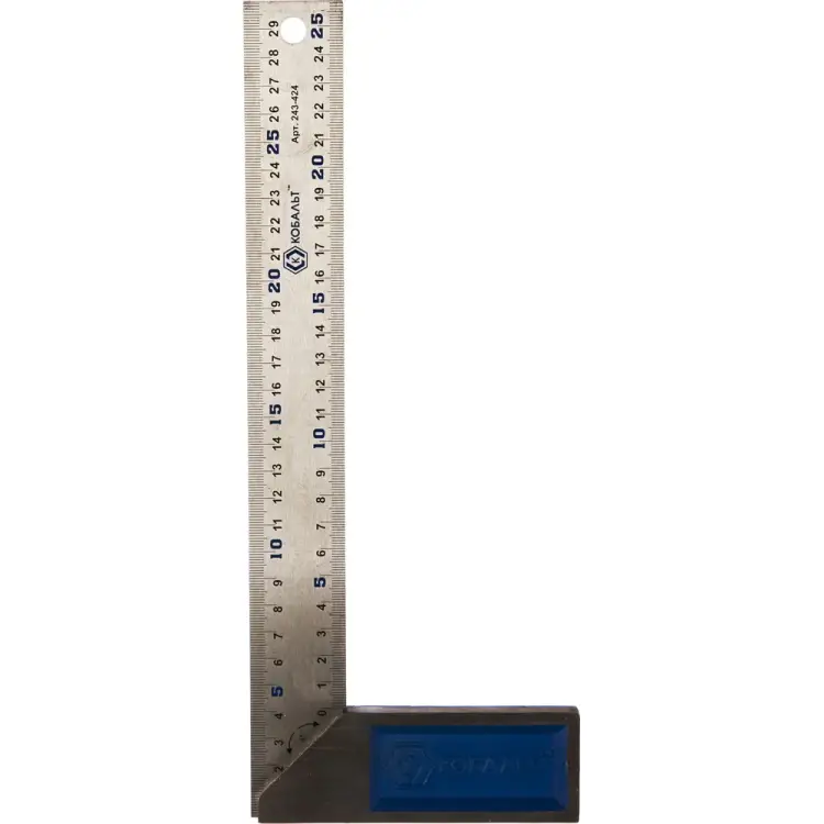 Столярный угольник КОБАЛЬТ 243-424