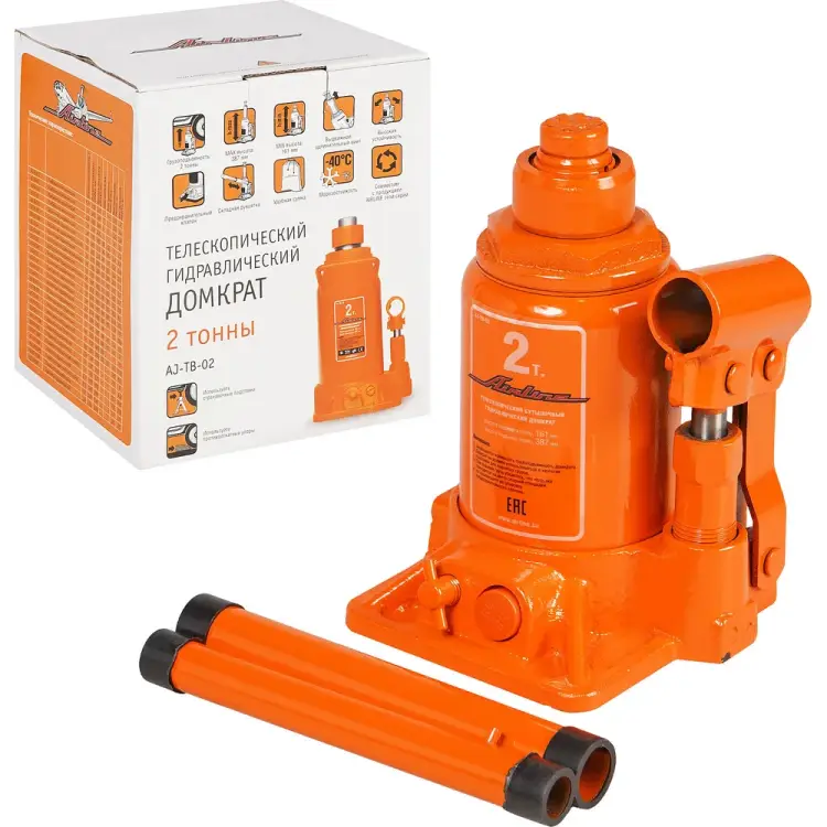 Телескопический домкрат Airline AJ-TB-02