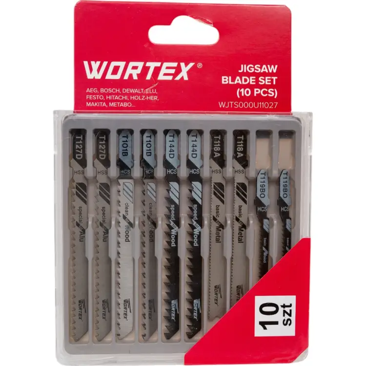 Универсальный набор пилок для лобзика WORTEX WJTS000U11027
