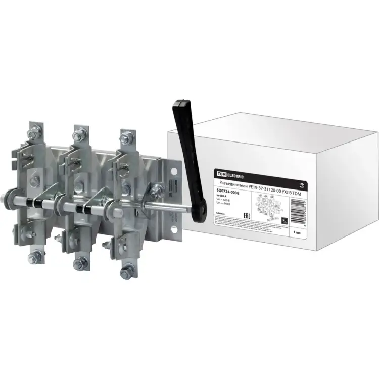 Разъединитель TDM ELECTRIC РЕ19-37-31120-00 УХЛ3 400A SQ0724-0038 Разъединитель TDM ELECTRIC РЕ19-37-31120-00 УХЛ3 400A SQ0724-0038