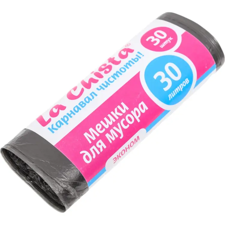 Мешки для мусора Lachista ЭКОНОМ 870302 Мешки для мусора Lachista ЭКОНОМ 870302
