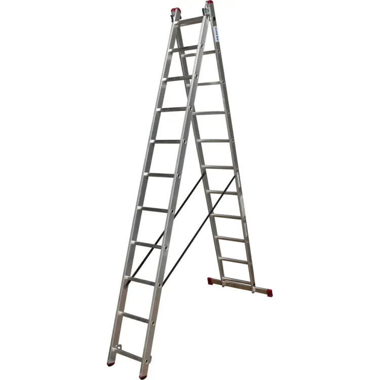 Универсальная двухсекционная лестница Krause Corda 2х11 10223