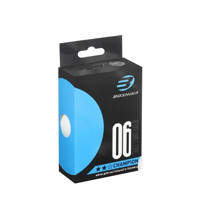 Набор мячей для настольного тенниса Boshika Championship 2** 5418095