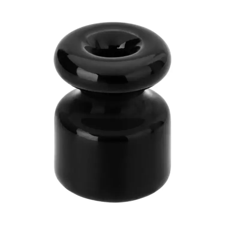 Керамический изолятор для ретро провода черный TDM ELECTRIC SQ2802-0021