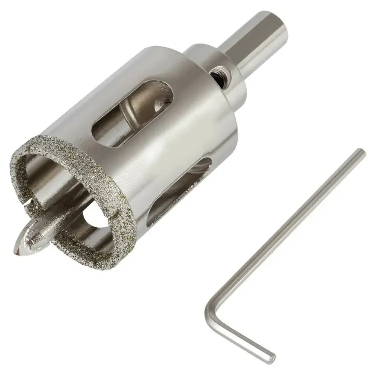 Алмазная коронка по стеклу и керамической плитке Резолюкс 64020