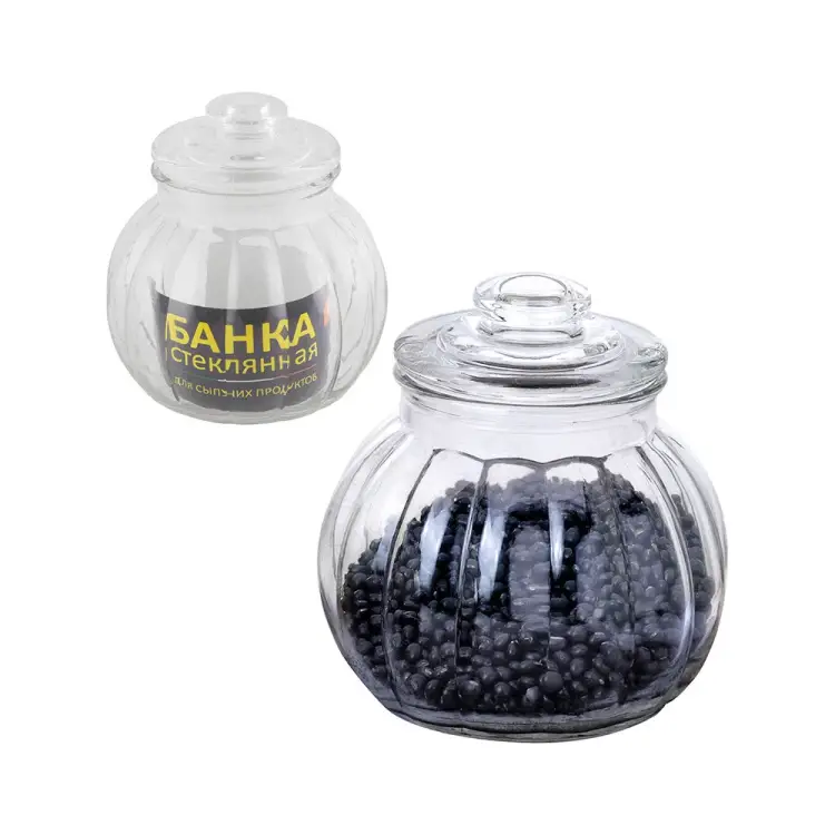 Стеклянная банка для сыпучих продуктов Mallony BOLLA 003608
