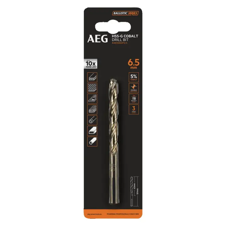 Сверло AEG AAKHSSCBT6-5 4932479335 Сверло AEG AAKHSSCBT6-5 4932479335