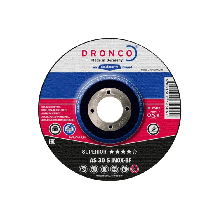 Диск шлифовальный DRONCO Superior AS30S INOX 3116540100