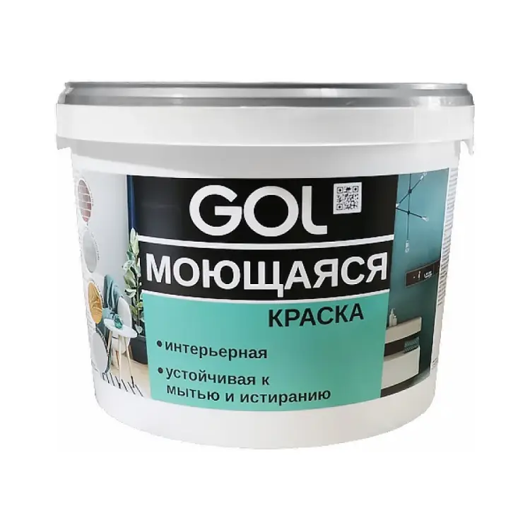 Акриловая моющаяся краска для стен Palizh GOL 153 ВД-АК-1180 11606189