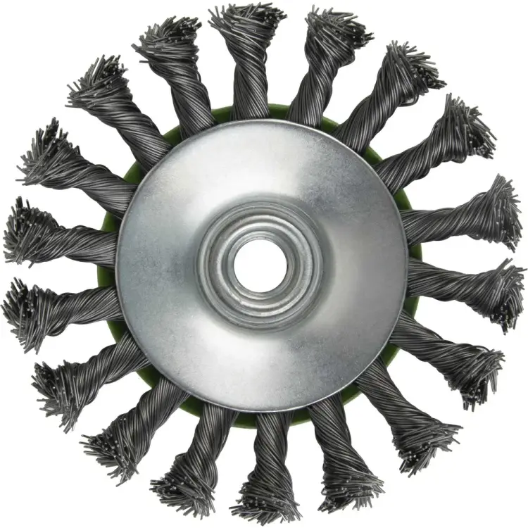 Плетеная дисковая щетка DeBever P125TK22 Плетеная дисковая щетка DeBever P125TK22