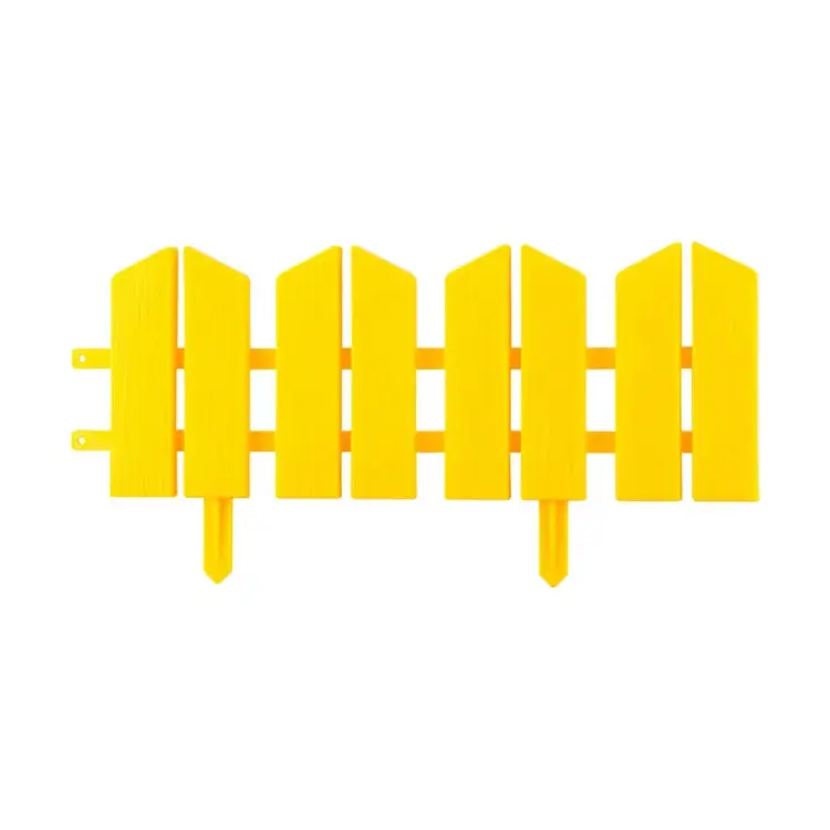 Садовый бордюр ПОЛИМЕРСАД Летний сад ПС-Б06-желт