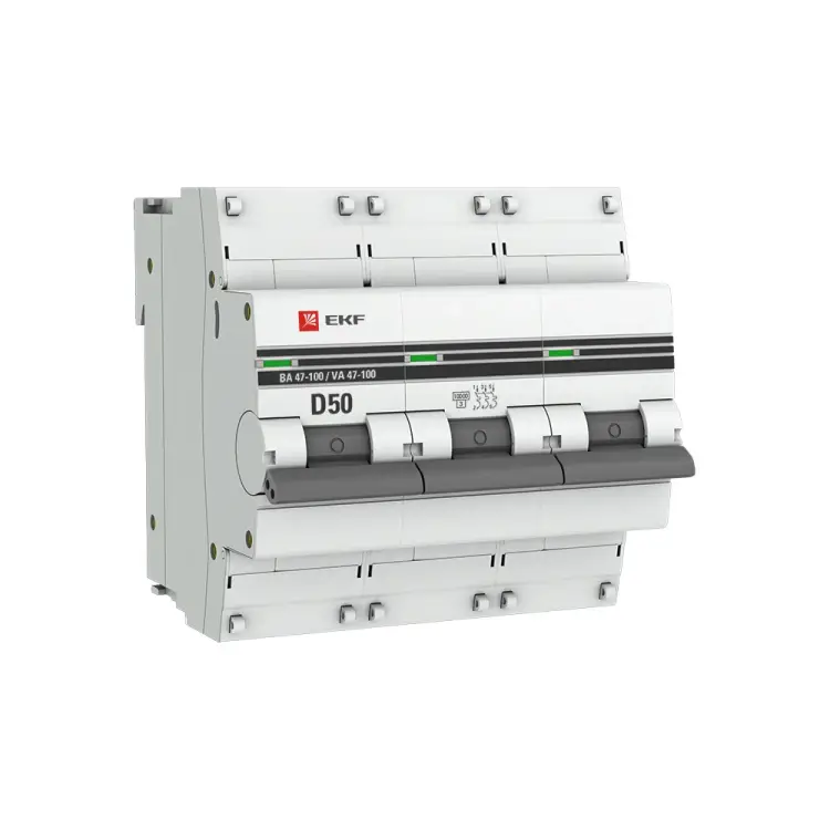Автоматический выключатель EKF ВА 47-100 PROxima mcb47100-3-50D-pro