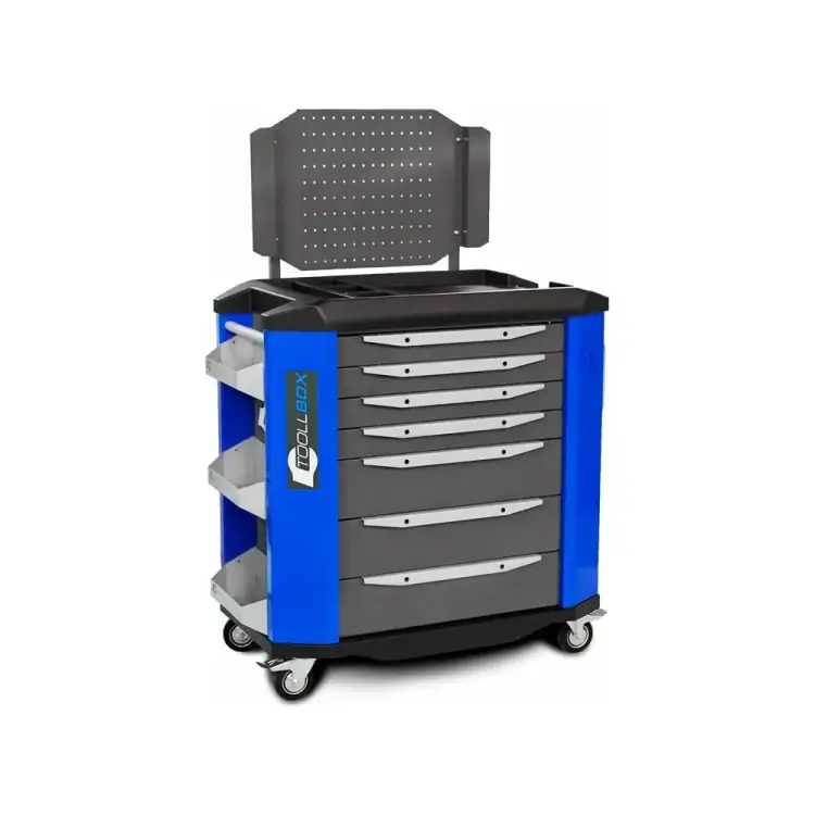 Инструментальная тележка Toollbox premium ТВР-7 RAL 5005 Инструментальная тележка Toollbox premium ТВР-7 RAL 5005