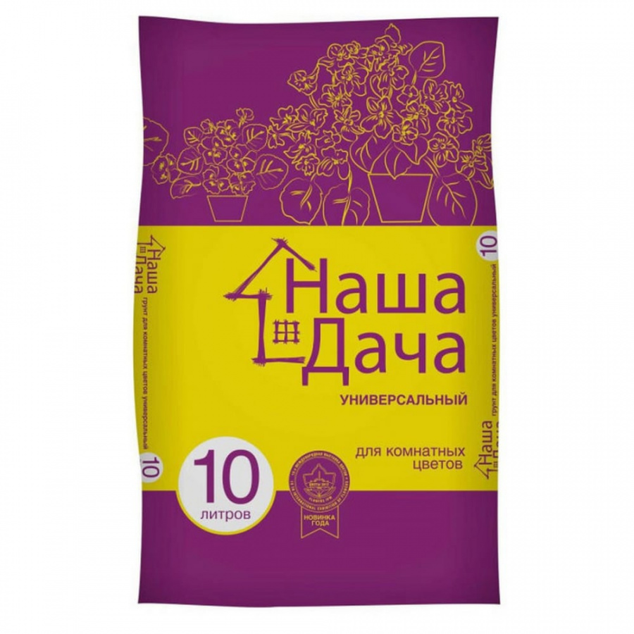 Грунт для комнатных цветов Наша Дача 001-GR-ND-000426-3